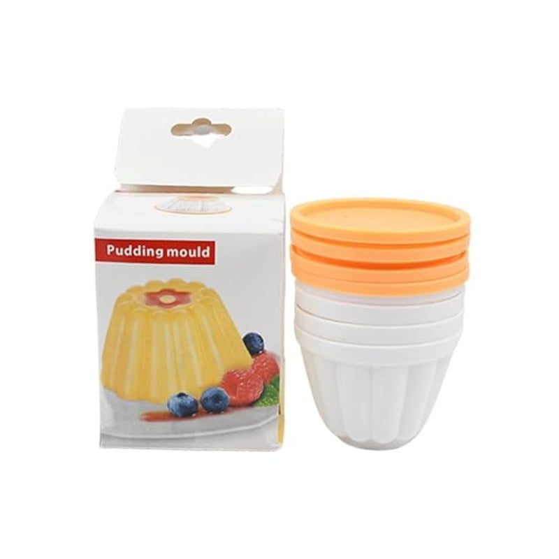 4 pcs set pudding mold