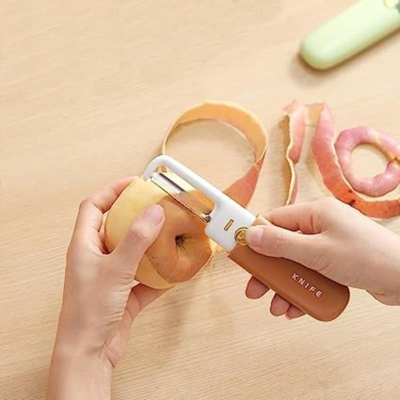 2in1 portable fruit vegetable scraper