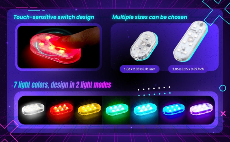 Led interior magnetic lamp