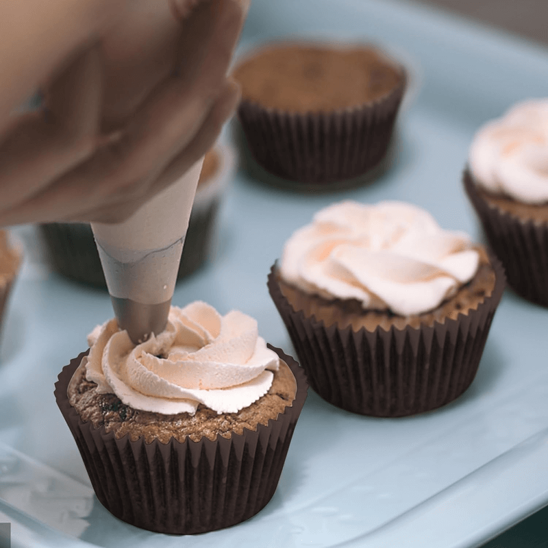1000pcs mini chocolate paper liners baking muffin cake cupcake
