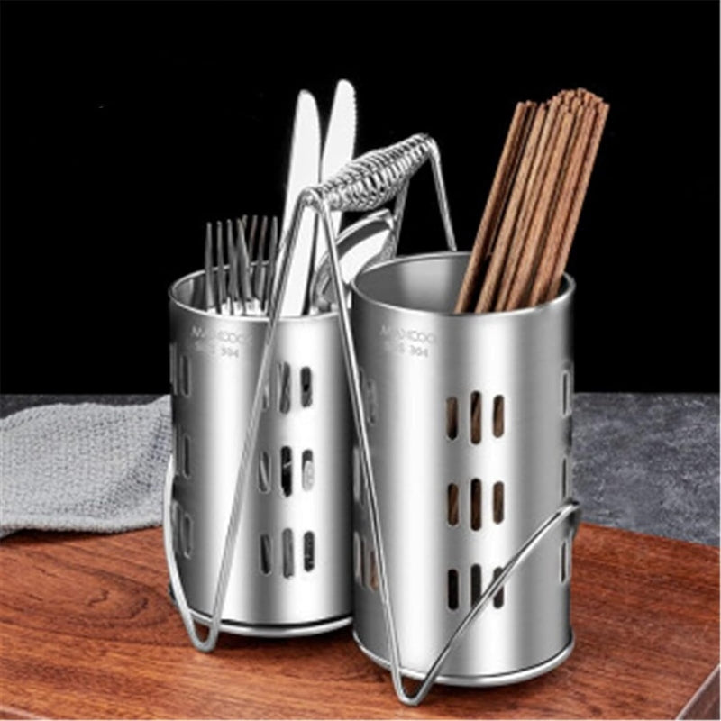 2pcs round spoon holder storage cage
