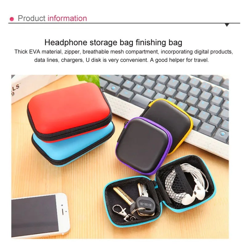 Headphones storage box