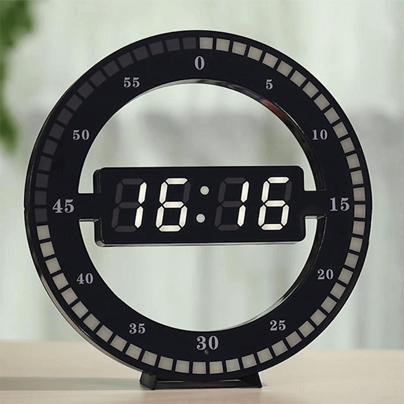 Digital led desktop / wall clock