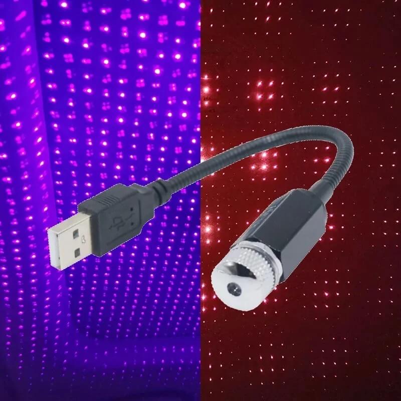 Car led star light projector night light