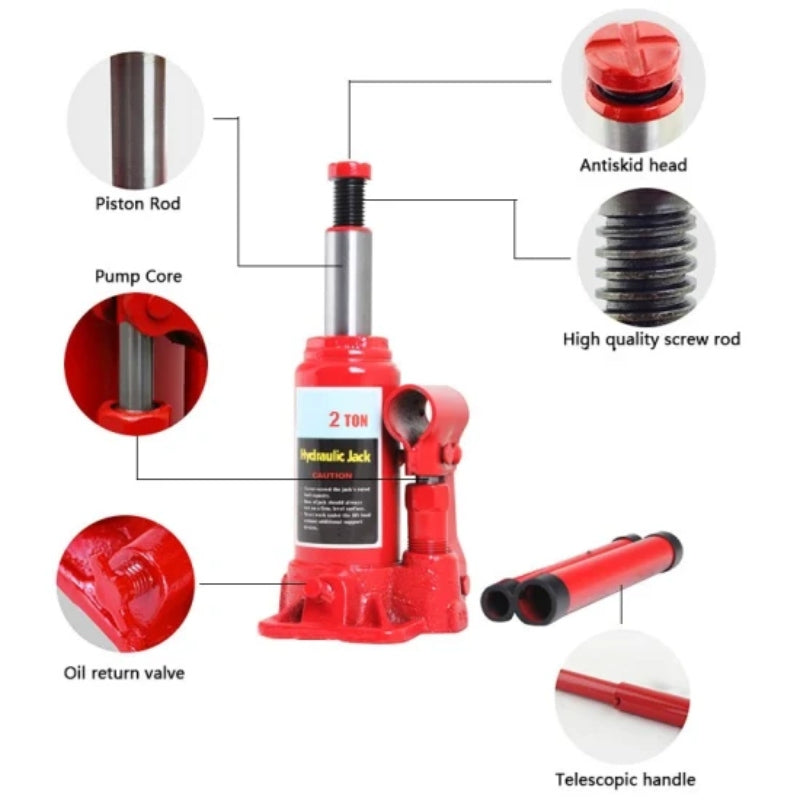2 ton hydraulic bottle lifting jack