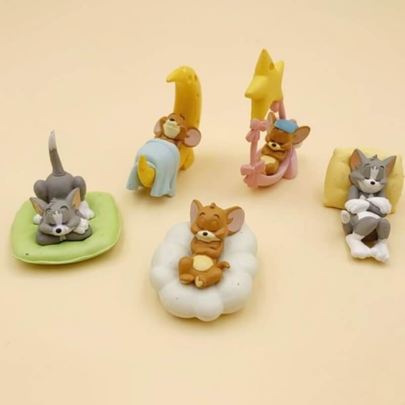Pack of 5 tom and jerry car ornament cute