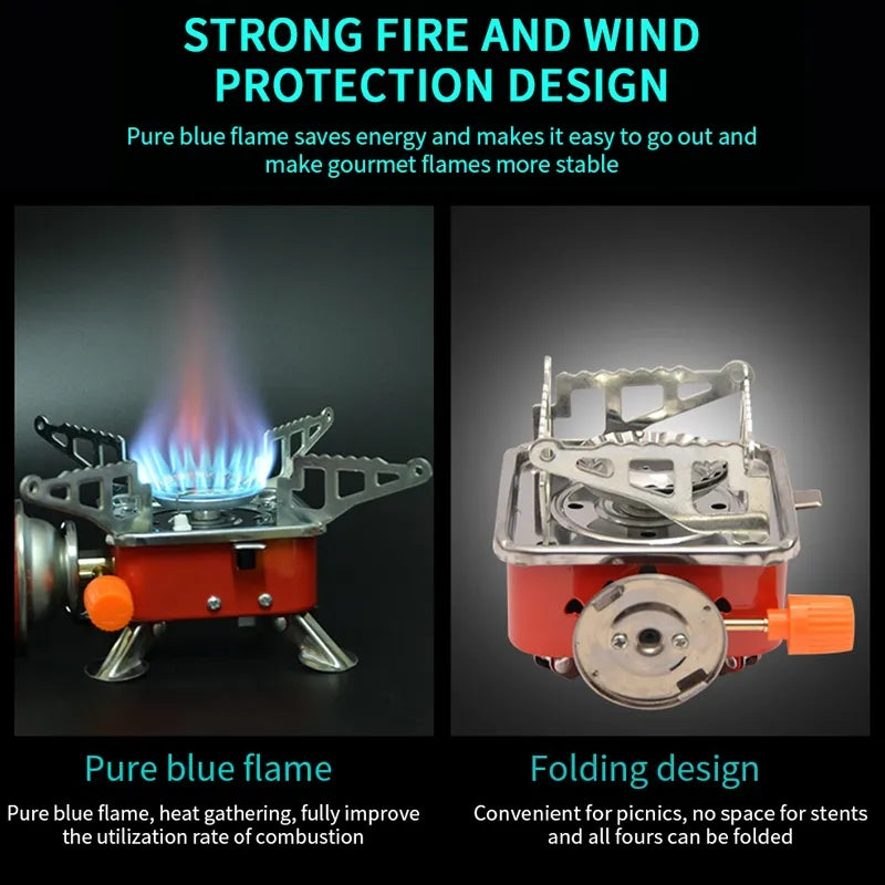 Outdoor camping gas stove