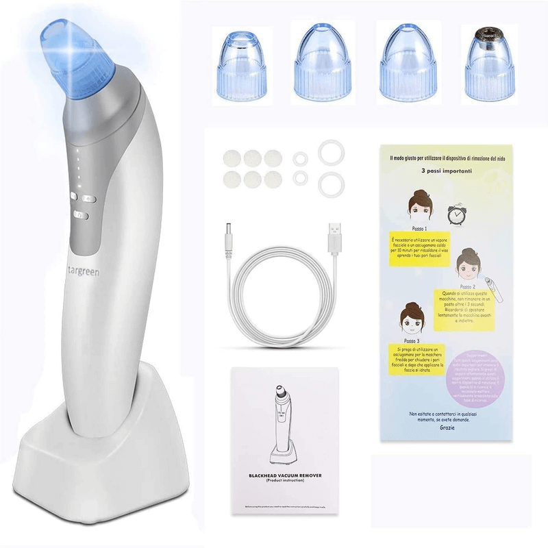 Electric suction blackhead remover pore cleanser