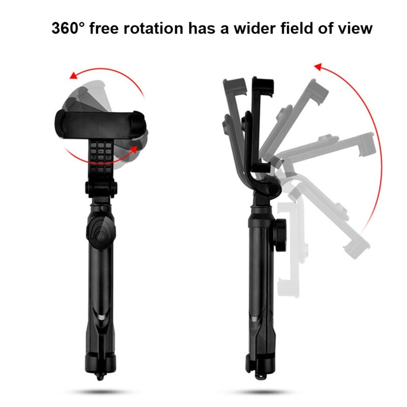 Tripod selfie stick xt10 horizontal shoot and vertical shoot