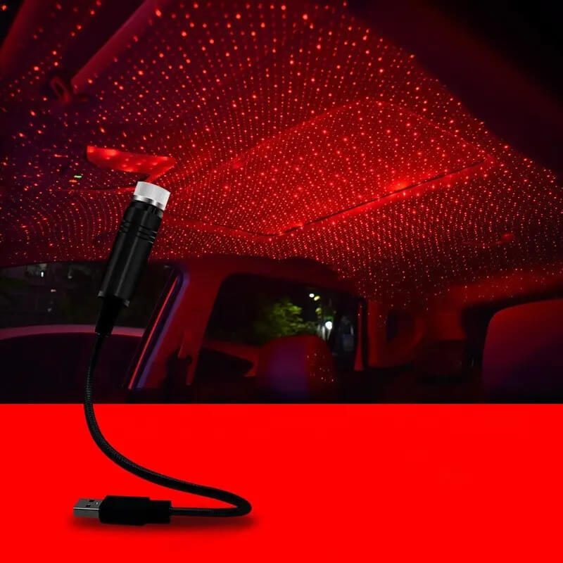 Car led star light projector night light