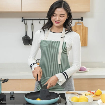 Hand wiping waterproof kitchen apron