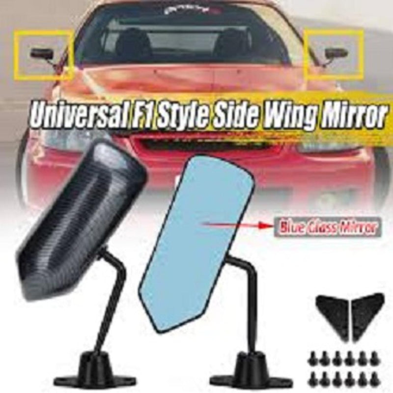 F1 style carbon fiber racing side mirror