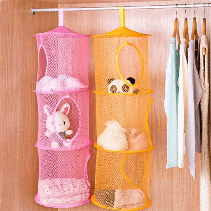 Hanging 3 layer storage bag