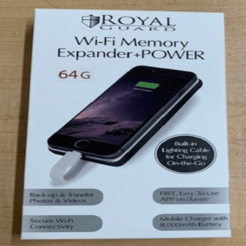 Royal guard 64 gb power bank 8,000mah