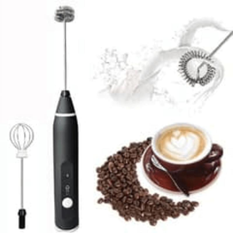 Electric rechargeable coffee beater