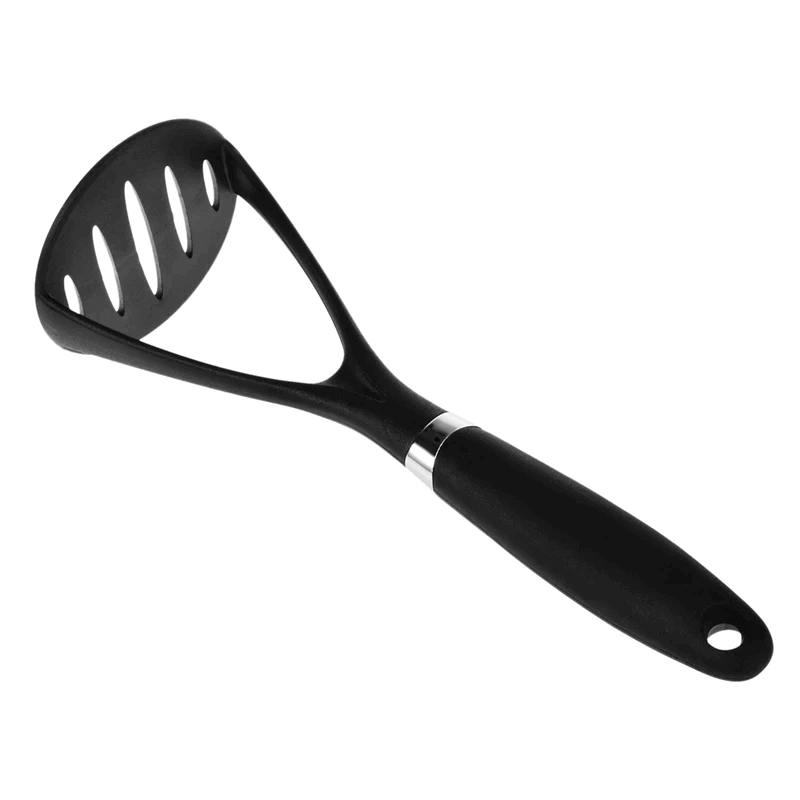 Potato masher non stick pusher