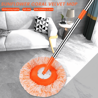 360° rotatable adjustable cleaning mop