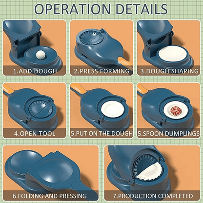 2 in 1 dumpling skin press mold