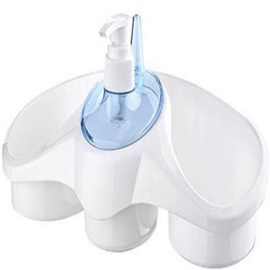 Soap dispensing sponge holder