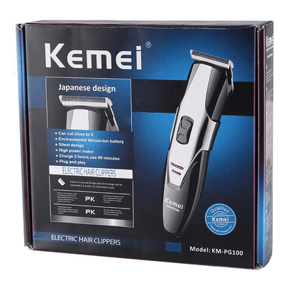 Kemei km-pg100 rechargeable hair clipper trimmer