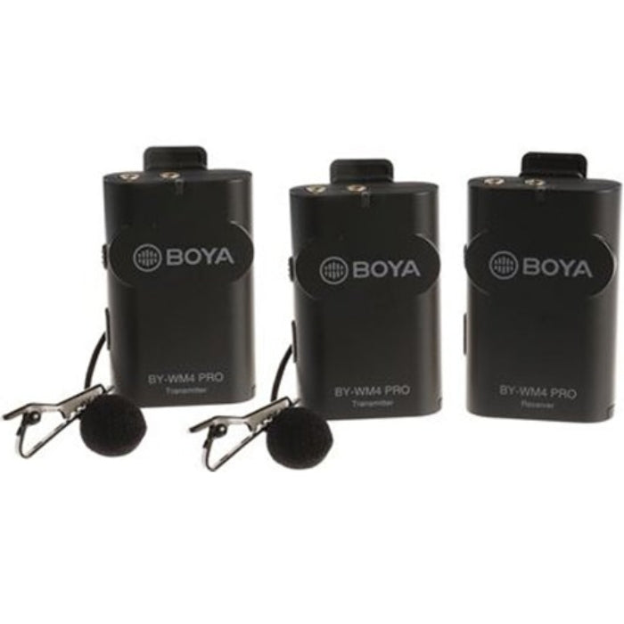 Boya by-wm4 wireless microphone system