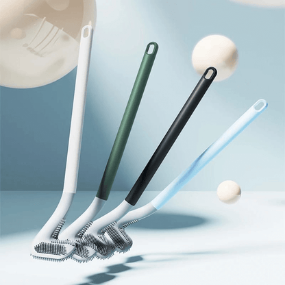 Long handle toilet cleaning brush