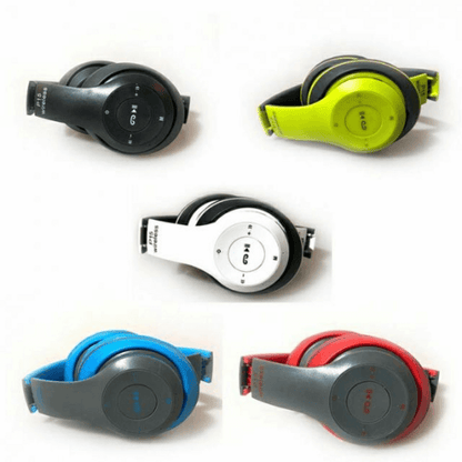 Wireless bluetooth bass stereo headphones