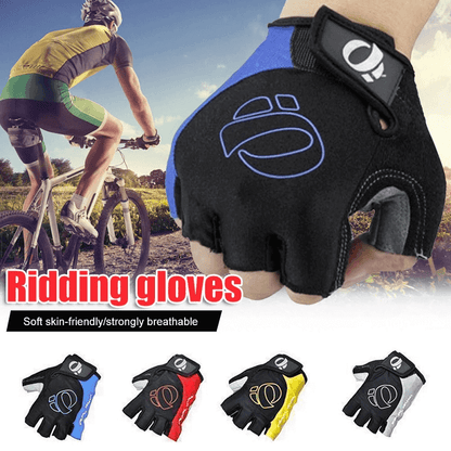 Non-slip half finger gloves for bicycle