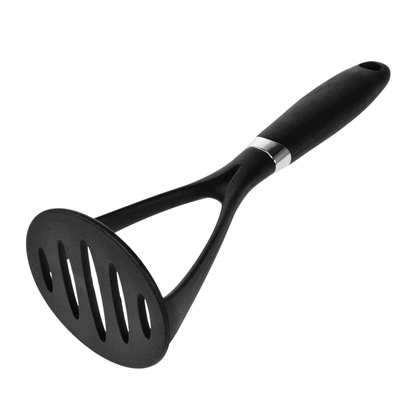 Potato masher non stick pusher