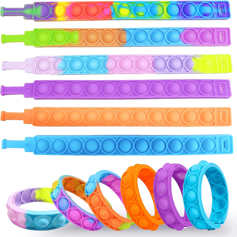 Popit bands toys pack of 10