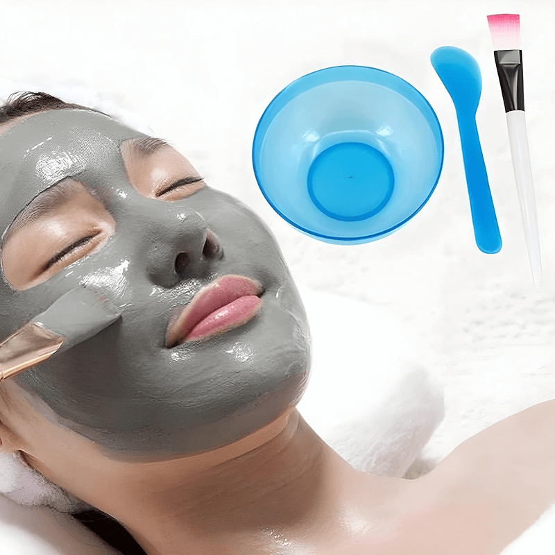 2 pcs face mask and bleach mixing bowl set