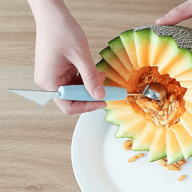 2 pcs multifunctional fruit spoon and cutter