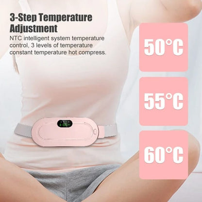 Therapy vibration massager heating belt