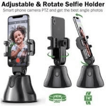 360°rotation auto face tracking smart shooting phone holder