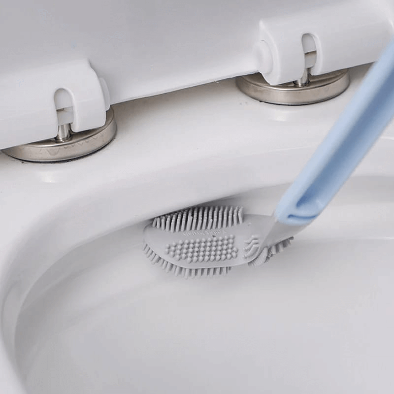 Long handle toilet cleaning brush