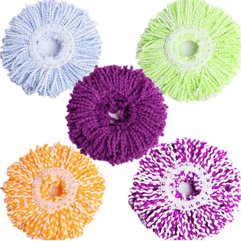 5 pcs mop head rotating cotton pads