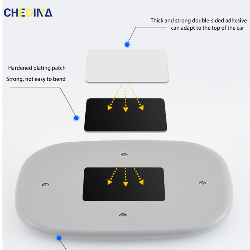 Usb car led reading light with touch switch