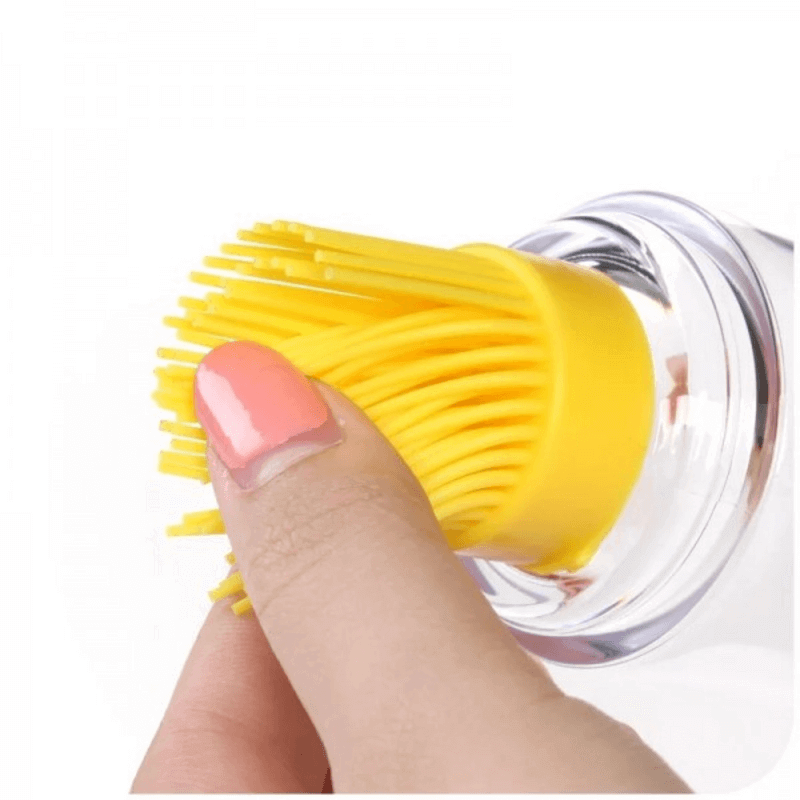 Silicone oil brush bottle