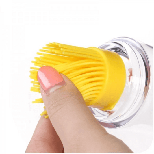 Silicone oil brush bottle