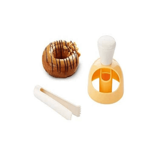 Donut cake mold with dipping plier