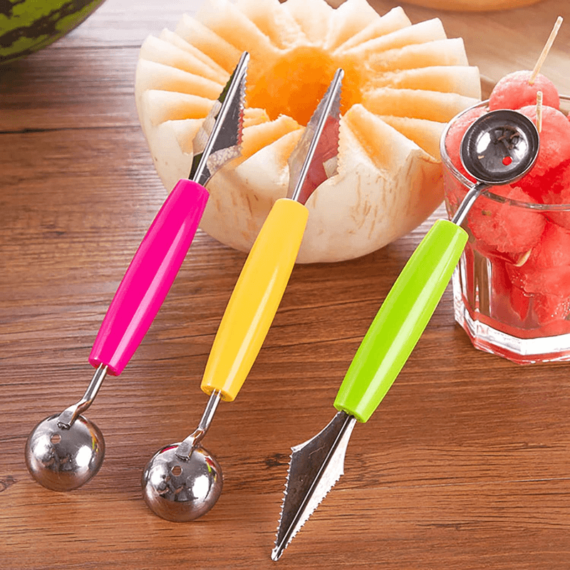 2 pcs multifunctional fruit spoon and cutter