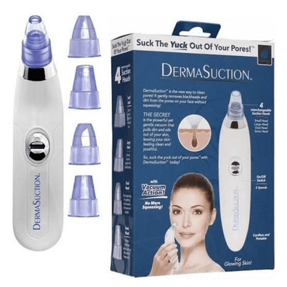 Derma suction cell operated black head remover