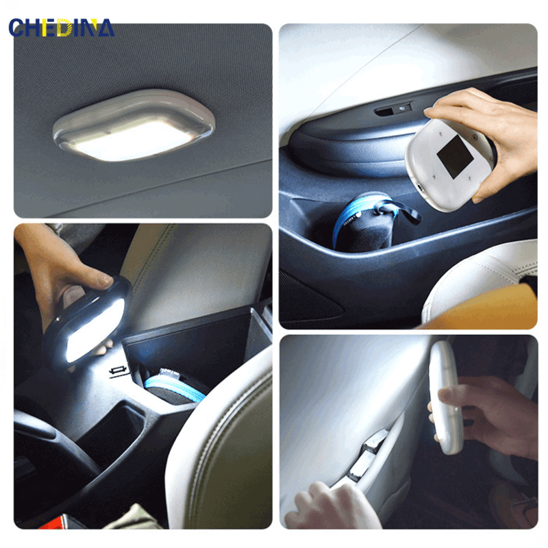 Usb car led reading light with touch switch