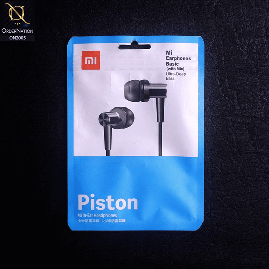 Basic ultra deep bass piston style handsfree