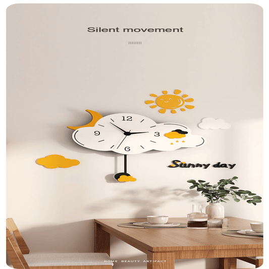 Creative acrylic wall clock