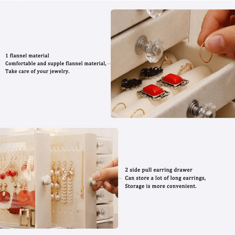 Acrylic 5+3 jewelry organizer