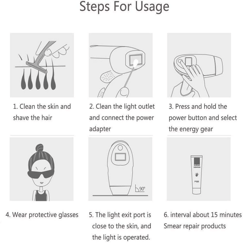 Umate ipl digital hair removal machine