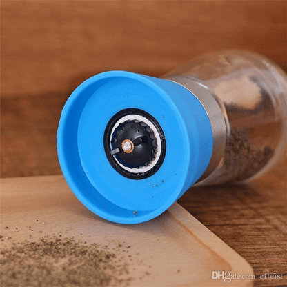 Manual glass bottle pepper spice salt grinder mill burnisher