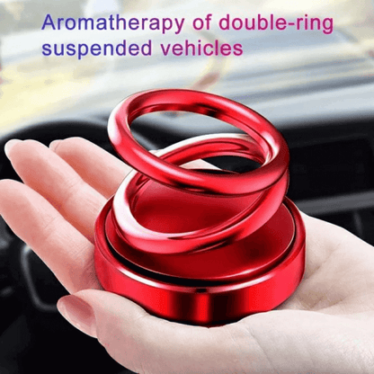 Car solar rotating air freshener