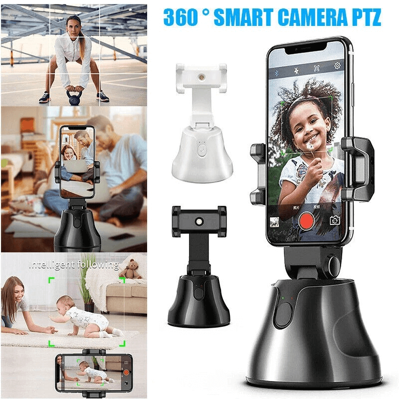 360°rotation auto face tracking smart shooting phone holder